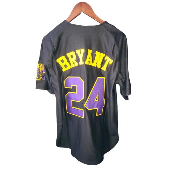 Kobe Bryant Mamba Baseball Jersey - Size Medium - Picture 1 of 9